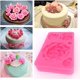 thumbnail image 3 of Molde de Silicona JAMW Rosa Grande 5 Tamaños Surtidos para Fondant Candy, 3 of 5