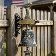 thumbnail image 6 of USA 250th Anniversary Patriotic Statue Wall Bell – Metal Decorative Chime for 1776-2026 Celebration, Vintage American Liberty Decor for Home & Outdoor, 6 of 6