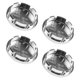 thumbnail image 3 of Wheel Center Car Wheel Center Cap Modified For Front /rear Hub Silver Universal Vehicles 4Pcs set 56mm ABS Chrome, 3 of 5