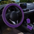 thumbnail image 1 of Tignapoo Cozy Plush Steering Wheel Cover Set for Winter: 3-Piece Fuzzy Wheel, Shift, and Handbrake Covers - Protects Your Car Interior and Keeps Hands Warm in Cold Weather, 1 of 6