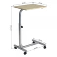 thumbnail image 3 of Mesa auxiliar deslizable en forma de C,Beige FurnitureR BELLO, 3 of 7