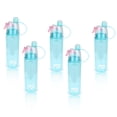 thumbnail image 1 of TVP Mist Spray and Sip, 2 in 1 Water Bottle for Sports & Outdoor Use, 20oz Blue 5 Pack, 1 of 2