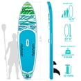 thumbnail image 2 of Feath-R-Lite Stand Up Inflatable Paddle Board, Sup Light Green Paddle Board 10'5''x33''x6'' (L/W/H),Adjustable Paddle Backpack Pump Accessories, 2 of 7