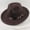 C, variant on Unisex Womens Mens Hats Adjustable Classic Wide Brim Belt Buckle Fedora Hat Felt Panama Hat Church Jazz Cap H One Size