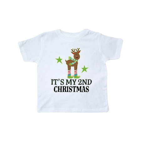 

Inktastic 2nd Christmas Reindeer Gift Toddler Boy or Toddler Girl T-Shirt