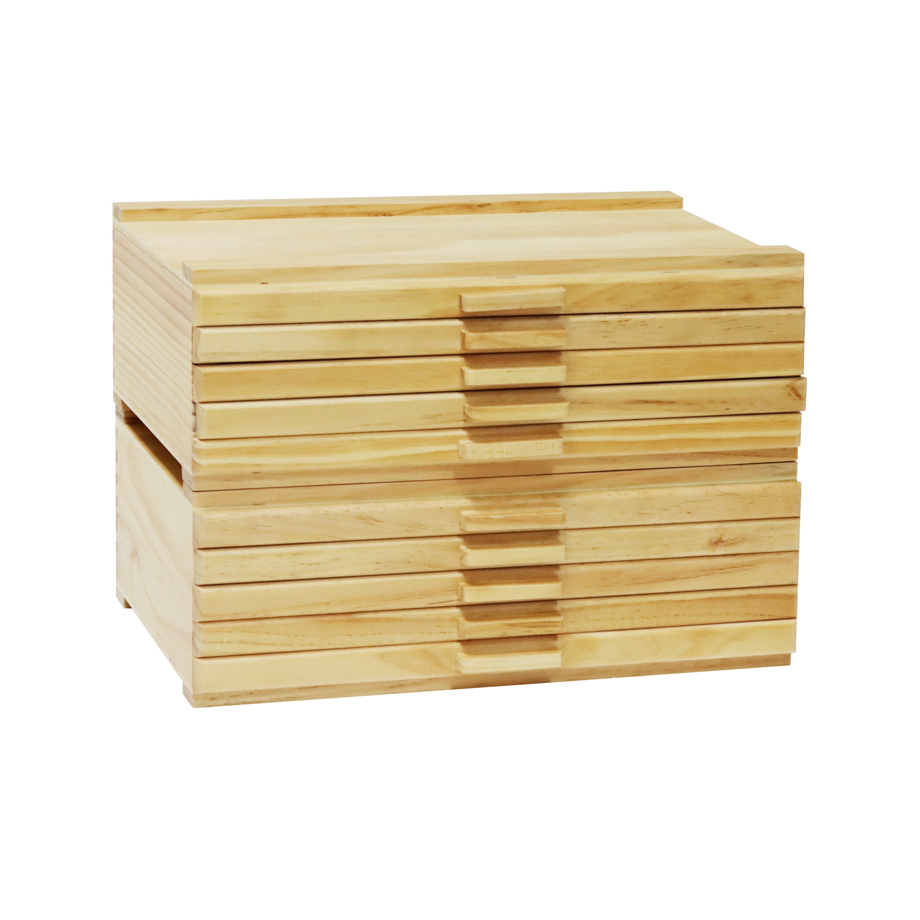 Wood Artist Storage, Art Container for Organizing Art Supplies