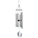 thumbnail image 2 of Decoración colgante de jardín resonante, regalo, campana de 6 tubos, campanillas de viento de metal para el hogar y Plata, 2 of 5