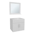 thumbnail image 2 of Blake Bathroom Cabinet with Mirror Cabinet Engineered Wood White, 2 of 8