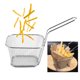 thumbnail image 2 of 8 Unids Alambre Chip Freidora Cesta, Mini Chips de Acero Inoxidable Freír Cestas Presentación de Alimentos Colador de Patata Herramienta de Cocina Aprox10.5x8.5x6.5cm/ 4.1x3.3x Cocina Octpeak NO, 2 of 7