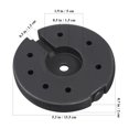 thumbnail image 2 of WHAMVOX Lamp Base Weight Replacement Black For Lamp Accessory 1Set, 2 of 6