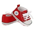 thumbnail image 1 of Chaussures de Berceau Blanches pour Bébé Garçon Fille Pré-Marcheur Espadrilles Semelle Souple, 1 of 6
