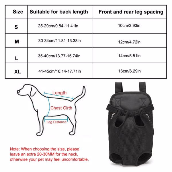 Small Pet Cat Puppy Dog Carrier Front Pack Hiking Backpack Head Legs Out US  New!