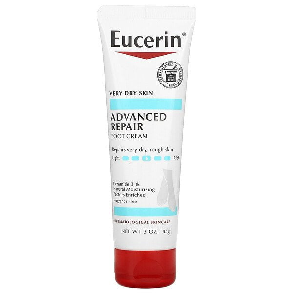 Eucerin, Advanced Repair Foot Creme, Fragrance Free, 3 oz