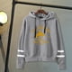thumbnail image 3 of Sudadera con capucha de manga larga a rayas para exteriores personalizada con estampado de Yellowstone informal a la moda para hombres y mujeres, 3 of 5