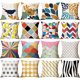 thumbnail image 1 of Paquete de 16 fundas de cojín de 45 x 45 cm, funda de almohada decorativa para sofá, oficina, dormitorio, silla. TUNC Sencillez, 1 of 5