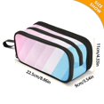 thumbnail image 4 of FORMRS Pencil Case with 3 Compartments Zipper Pouch, Elementary School Level and up, Pink Gradient, 4 of 8