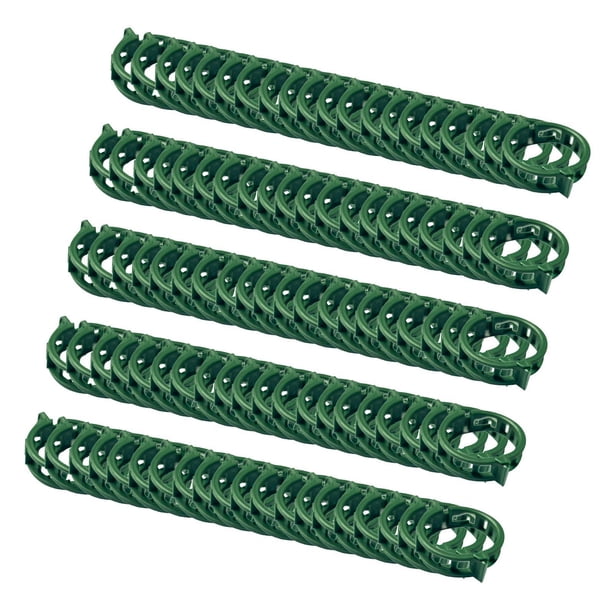 100 Piezas Clips Strade Fareast Limited Para Plantas Abrazadera Verde