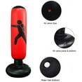 thumbnail image 4 of PANuYIN Punching Bag-63inch Free Standing Punching Bag Humanoid Pattern Inflatable Boxing Stand Big Punching Bag for Kids and Adults (Red, Air Pump), 4 of 5
