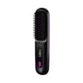 thumbnail image 1 of Cordless Hair Straightener Brush 3 Temperatures LCD Display Fast Heating USB Rechargeable Portable Hot Brush Electric Fluffy Curly Hair Styling Detang, 1 of 5
