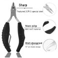 thumbnail image 2 of Heavy Duty Nail Cutter Stainless Steel Eagle Mouth Pliers Pedicure Incision Tool, 2 of 5