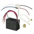 thumbnail image 1 of Capacitor de ventilador de techo CBB61, 1 set 4.5+6+6uF 250VAC 4 cables con interruptor de ventilador de 3 velocidades, 1 of 6