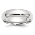 thumbnail image 4 of Platinum 6mm Comfort-Fit Wedding Band Ring Size 4.5, 4 of 6