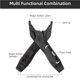 thumbnail image 5 of Neumático De Bicicleta Portátil Palanca De Neumático De Doble Propósito Herramienta De Cuchara De Neumático Multifuncional Desmontable Con Hebillas Gancho De Cadena Para Reparar Neumáticos Kearding OD007758-00, 5 of 7