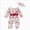 White, variant on 6-12 Months Infant Romper Valentine's Day Outfit Newborn Baby Girl Clothes Heart Ruffle Long Sleeve Jumpsuit Infant Cute Romper,White Jumpsuit Sleep & Play One-Piece Bodysuit
