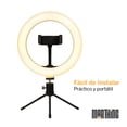 thumbnail image 4 of Aro Luz Led Profesional 3 Tonos luz Marthing Con Accesorios y Tripie De Mesa Para Maquillaje, Ideal Para Maquillistas, Creadores De Video Fotografia, 4 of 10