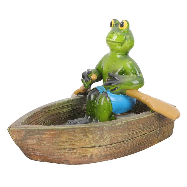 Frogs Figurines Resin Frogs Statue Pond Landscape Ornament Yard Water Pool Decor