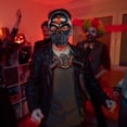 thumbnail image 4 of Rbaofujie Home Decor PVC Red Black Skull Devil Mask Halloween Mask Holiday Party HorrorModern Home Decor Black, 4 of 7