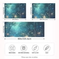 thumbnail image 2 of Yayeee Pillowcase Standard Size Set of 2 Satin Wrinkle Resistant Pillow Case, Magical Forest Glowing Lights, 2 of 7