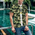 thumbnail image 6 of Lsque Camouflage Dinosaur Pattern Mens Polo Golf Shirts Funny Graphics Shorts Sleeve Button Shirts Baseball T-shirt-3X-Large, 6 of 7