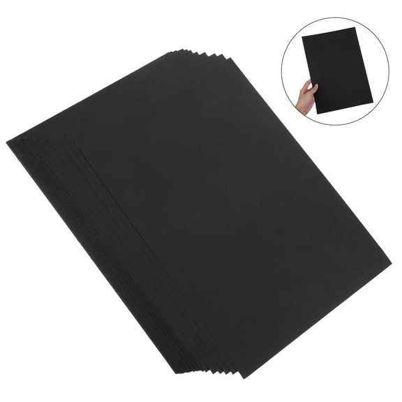 HIAKDOFT Black Card Stock 50 Sheets Thick Paper for Scrapbooking Card Making  Decorations