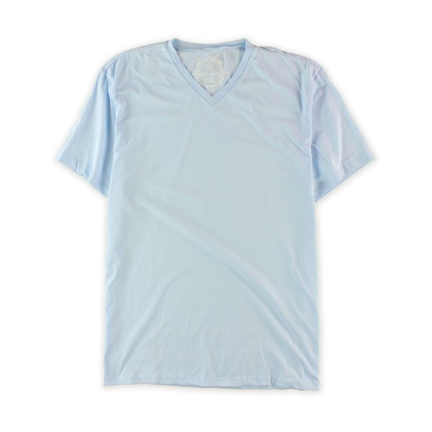 American Rag Edv playera gráfica con cuello en V para hombre, azul, grande American Rag Camiseta gráfica