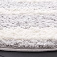 thumbnail image 3 of SAFAVIEH Norway Duncan Modern Area Rug, Grey/Ivory, 6'7" x 6'7" Round, 3 of 8