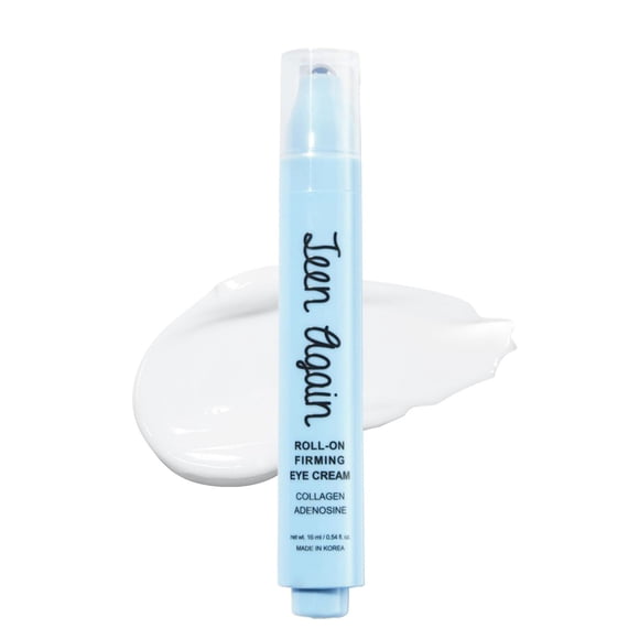 KSBC Look At Me Teen Again Crema reafirmante para ojos roll-on Línea antienvejecimiento Tratamiento suavizante para el cuidado de la piel Cuidado de las arrugas Libre de crueldad para mujeres y hombre