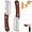 2 Pcs, variant on Glide Edge Stainless Steel Peeler, Vegetable Peeler with Wooden Handle & Bottle Opener,Multi-Functional Sharp Peeling Tool for Fruits Potatoes Pumpkins Papayas