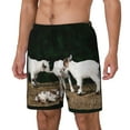 thumbnail image 2 of Haiem Cute Goat Baby Mens Swim Trunks with Compression Liner 2 in 1 Swimming Shorts Stretch Swimwear Quick Dry,Board Shorts-XX-Large, 2 of 9