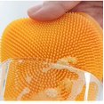 thumbnail image 4 of Silicone Sponge Kitchen Dishwashing Sponge, Vegetable and Fruit Brush, Flexible Silicone Brush, Multi-Purpose Sponge, Double-Sided Non-Slip Insulation Pad, 5 Pieces, 4 of 7