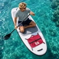 thumbnail image 3 of Paddleboard Storage Bag with Fastening Straps,Waterproof Kayak Deck Cooler Bag with Zipper & Rotatable Hooks, Lightweight Insulated Organizer for SUP Paddling, Outdoor Picnic, Beach & Water Sports, 3 of 4