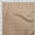 thumbnail image 4 of oneOone Cotton Poplin Light Brown Fabric Jacobean Floral Sewing Material Print Fabric By The Yard 42 Inch Wide, 4 of 4