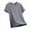 Gray, variant on UVEASISHA Mesh Workout Shirts for Men Big and Tall Quick Dry Athletic T-Shirts Breathable Casual Moisture Wicking Tshirts Summer Short Sleeve Rash Guard Black 5XL