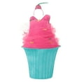thumbnail image 2 of Gupgi Costume de Cosplay de Crème Glacée d'Halloween pour Femmes, Robe Sans Manches à Couleurs Contrastées avec Chapeau, 2 of 9