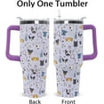 thumbnail image 3 of 40oz Vet Tech Tumbler with Handle & Straw - Insulated Coffee Mug, Great Gift for Veterinarians, Vet Nurses, Vet Techs - Vet Appreciation, Nurses Week, Graduation, 3 of 6