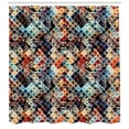 thumbnail image 3 of Ambesonne Modern Shower Curtain, Paisley Spots, 69"Wx84"L, Multicolor, 3 of 3