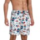 thumbnail image 2 of Balery Fourth Of July Party Pantalones cortos de pijama de punto de algodón para hombre con cinturilla y bolsillos-Medium, 2 of 6