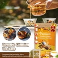 thumbnail image 3 of Té de cúrcuma, jengibre y canela (60 bolsitas), 100 % natural, sin aditivos ni cafeína., 3 of 7