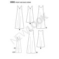 thumbnail image 2 of Patrón de costura New Look 6866 vestidos de mujer talla A (S-M-L-XL), 2 of 4