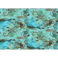 thumbnail image 1 of Ahgly Company Machine Washable Indoor Rectangle Transitional Dull-Sea Green Area Rugs, 3' x 5', 1 of 7
